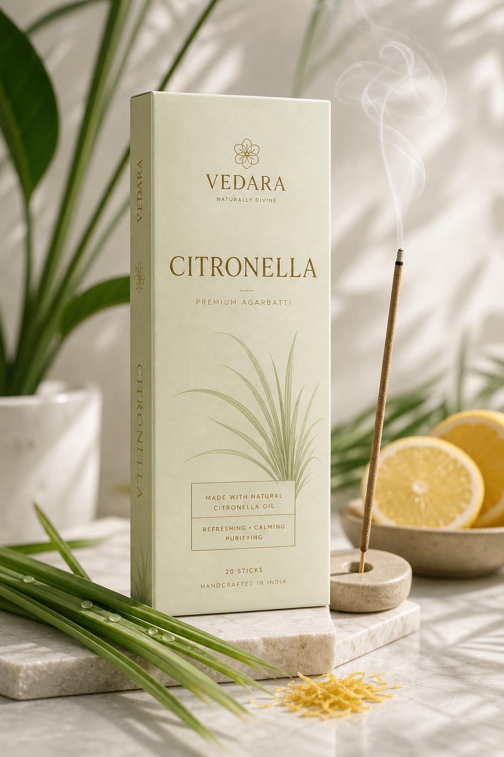 Citronella Agarbatti by Vedara